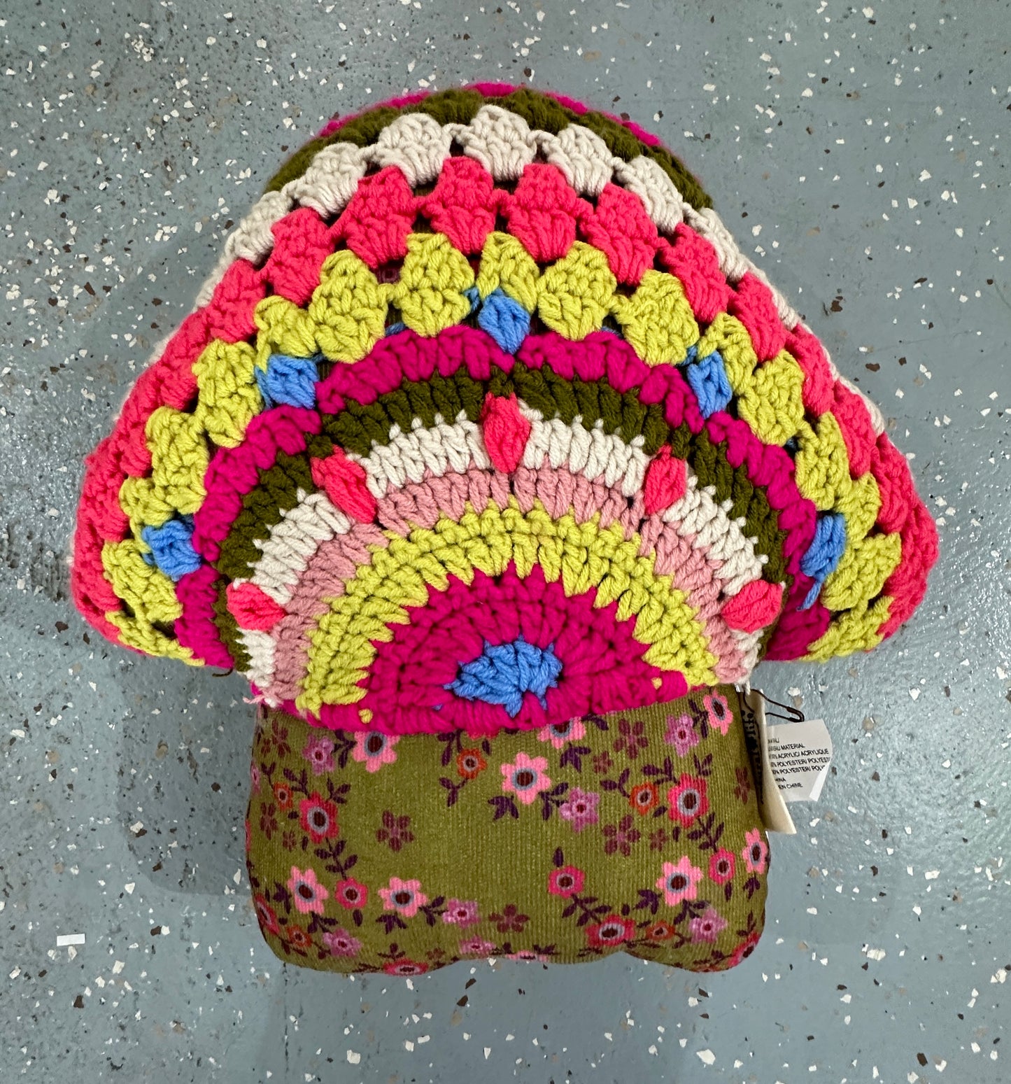 Natural Life Crochet Pillow