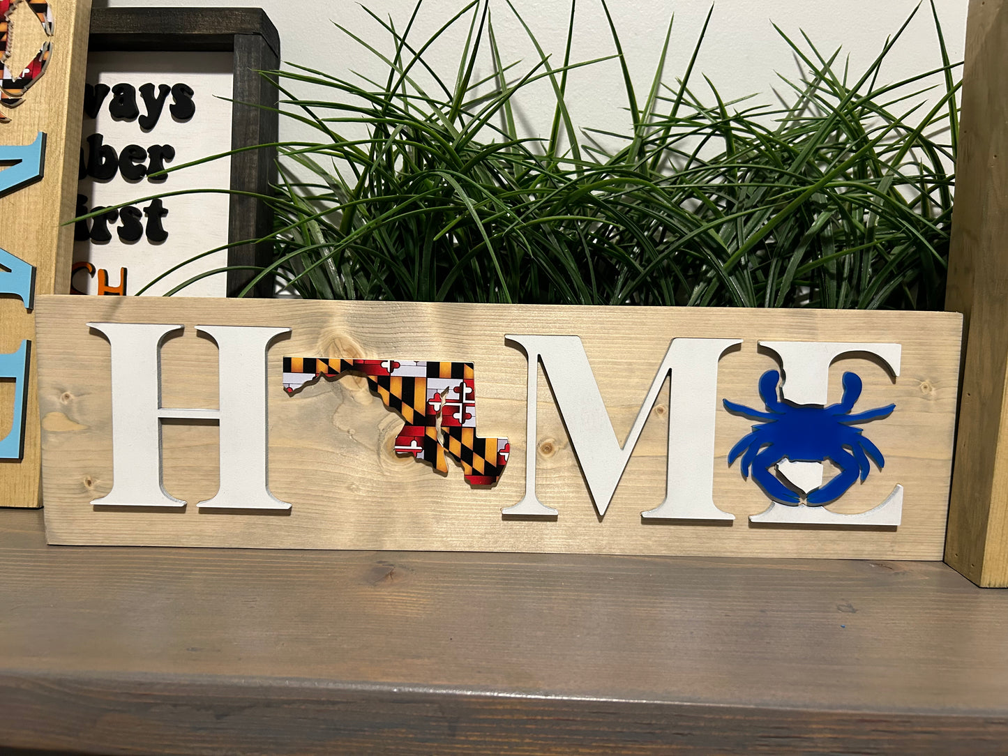 Wooden Home Sign