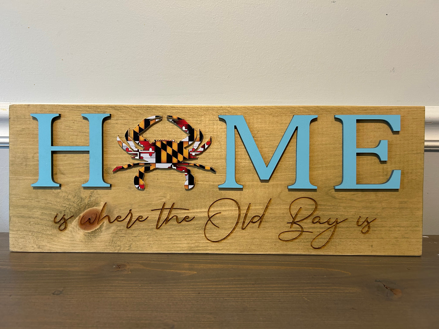 Wooden Home Sign