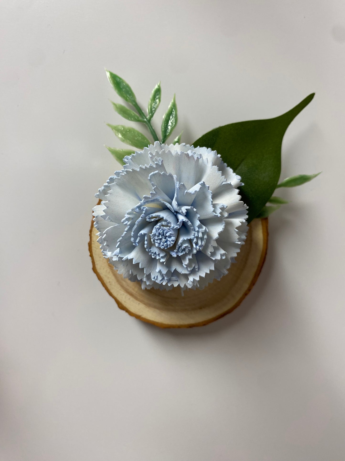 Wood Flower Magnet