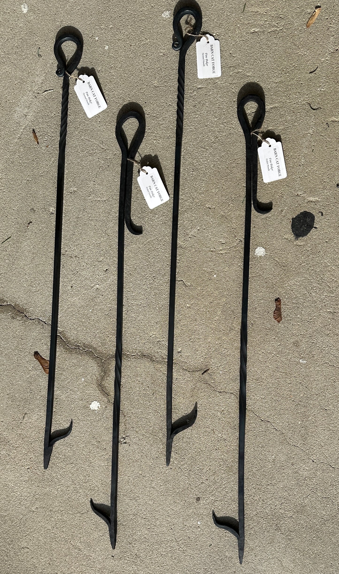 Forged Fire Poker