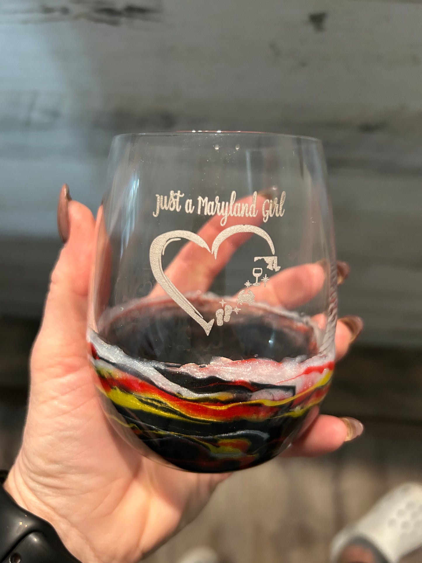 Resin Wine Glass