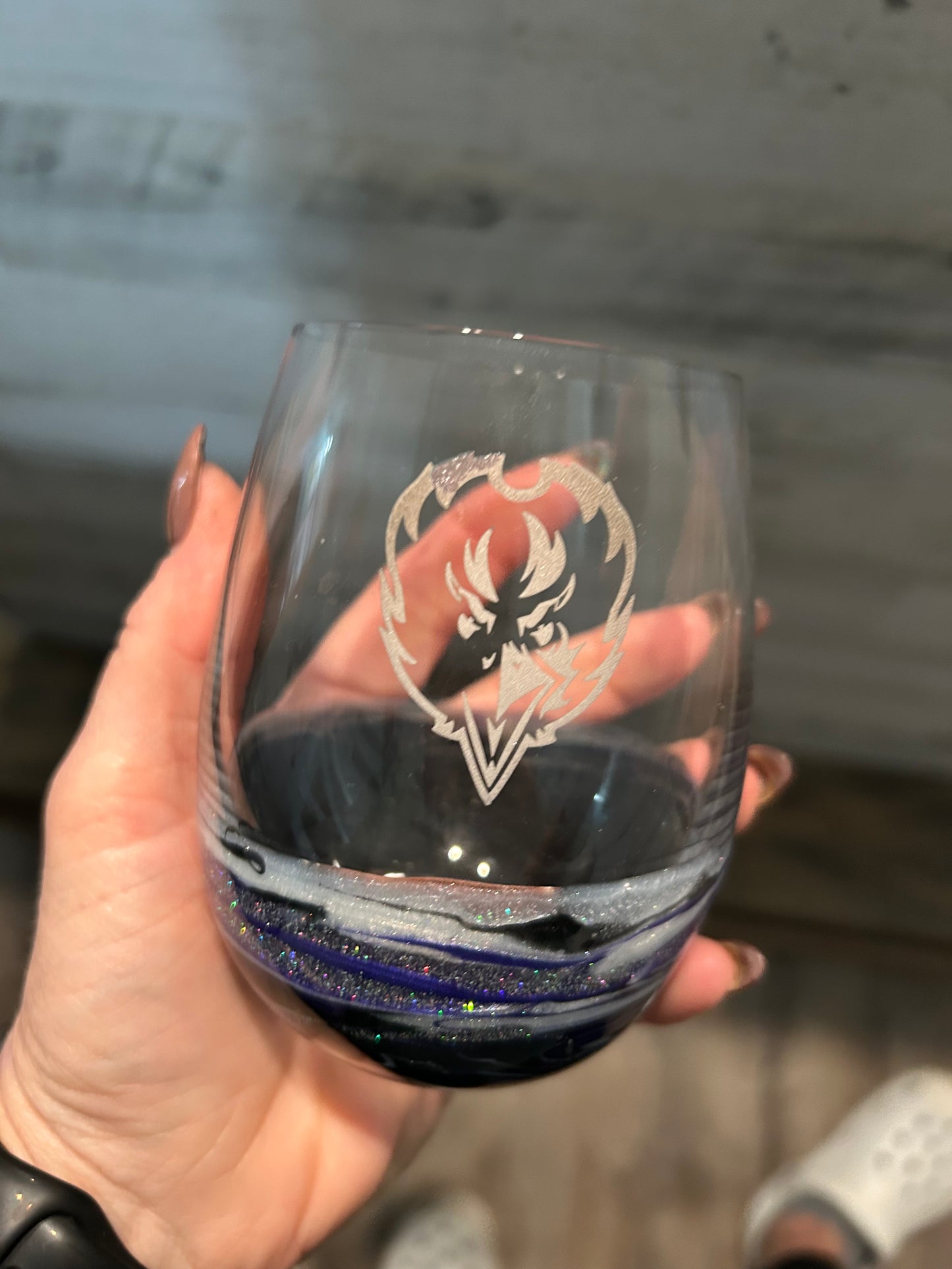 Resin Wine Glass