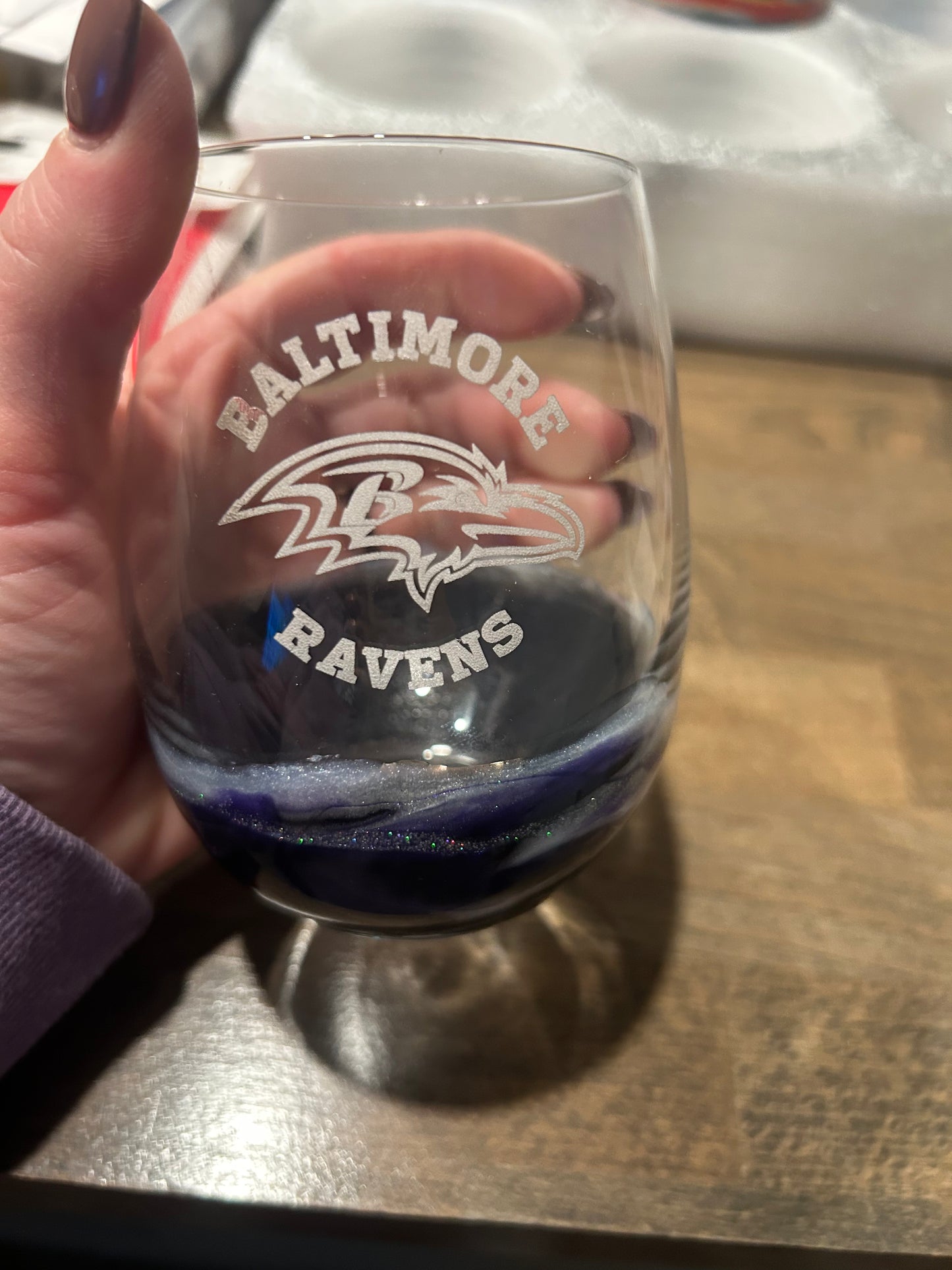 Resin Wine Glass