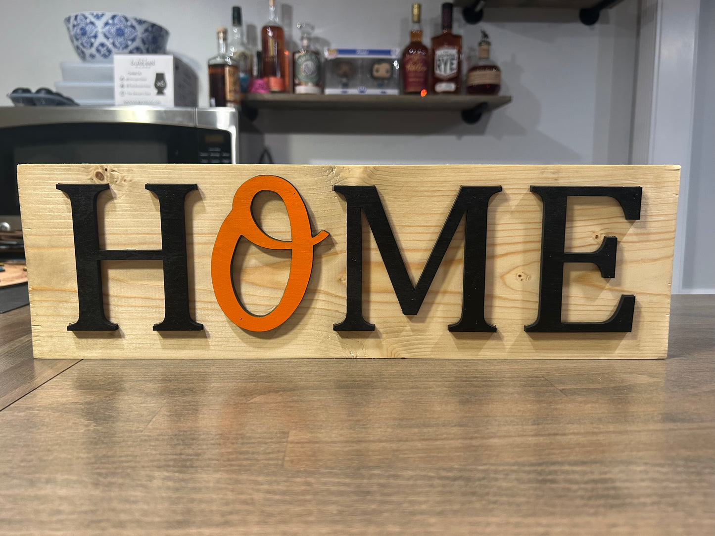 Wooden Home Sign