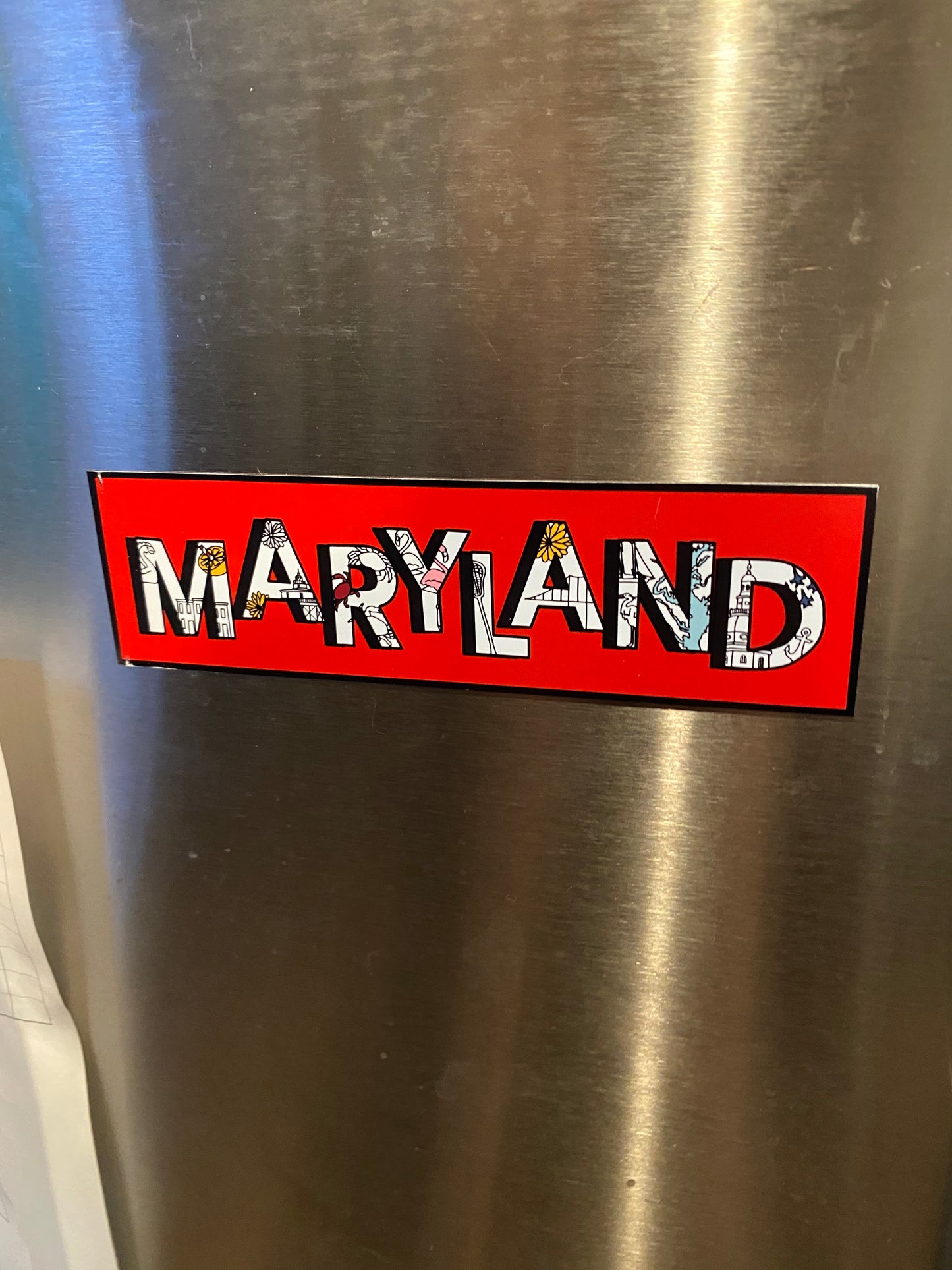 Maryland Icons Magnet