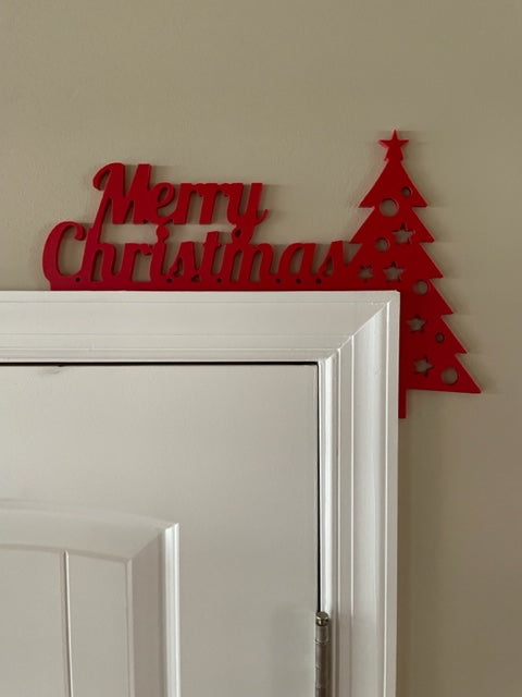 Merry Christmas Door and Window Corner