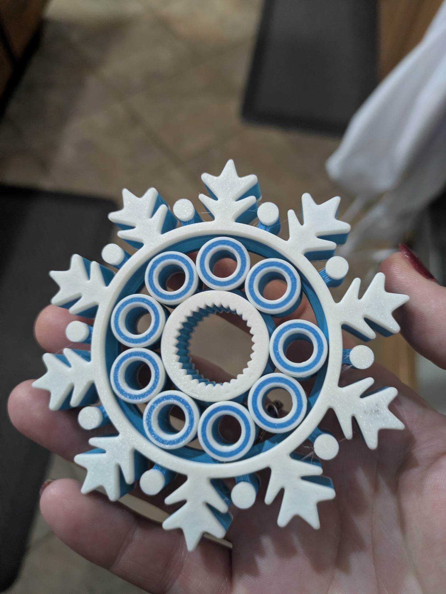 SNOWFLAKE fidget spinner