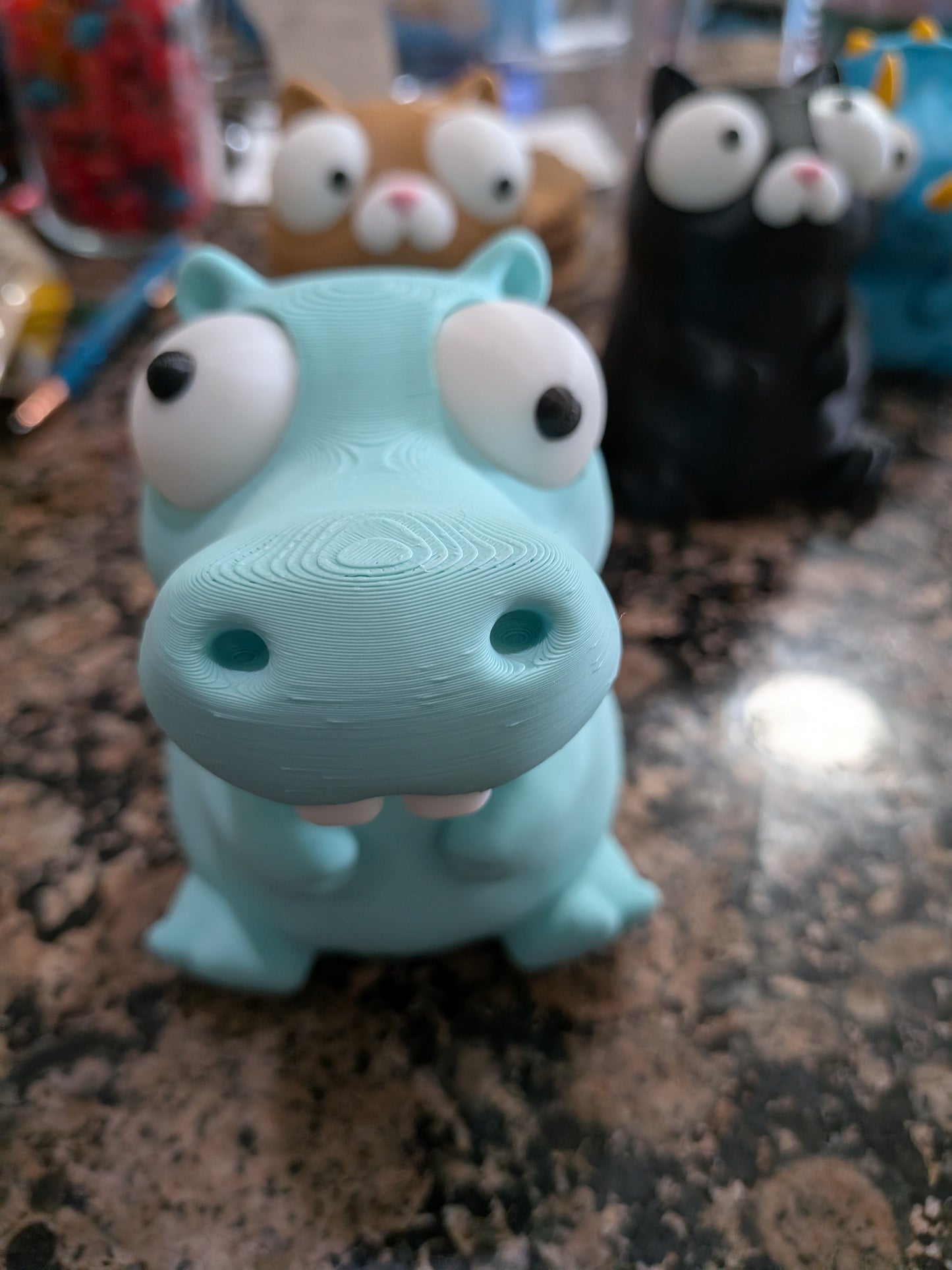 Goofy hippo