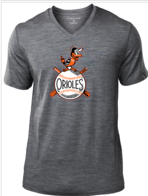 Vintage O's Grey or White V neck Short Sleeve Shirt -Unisex