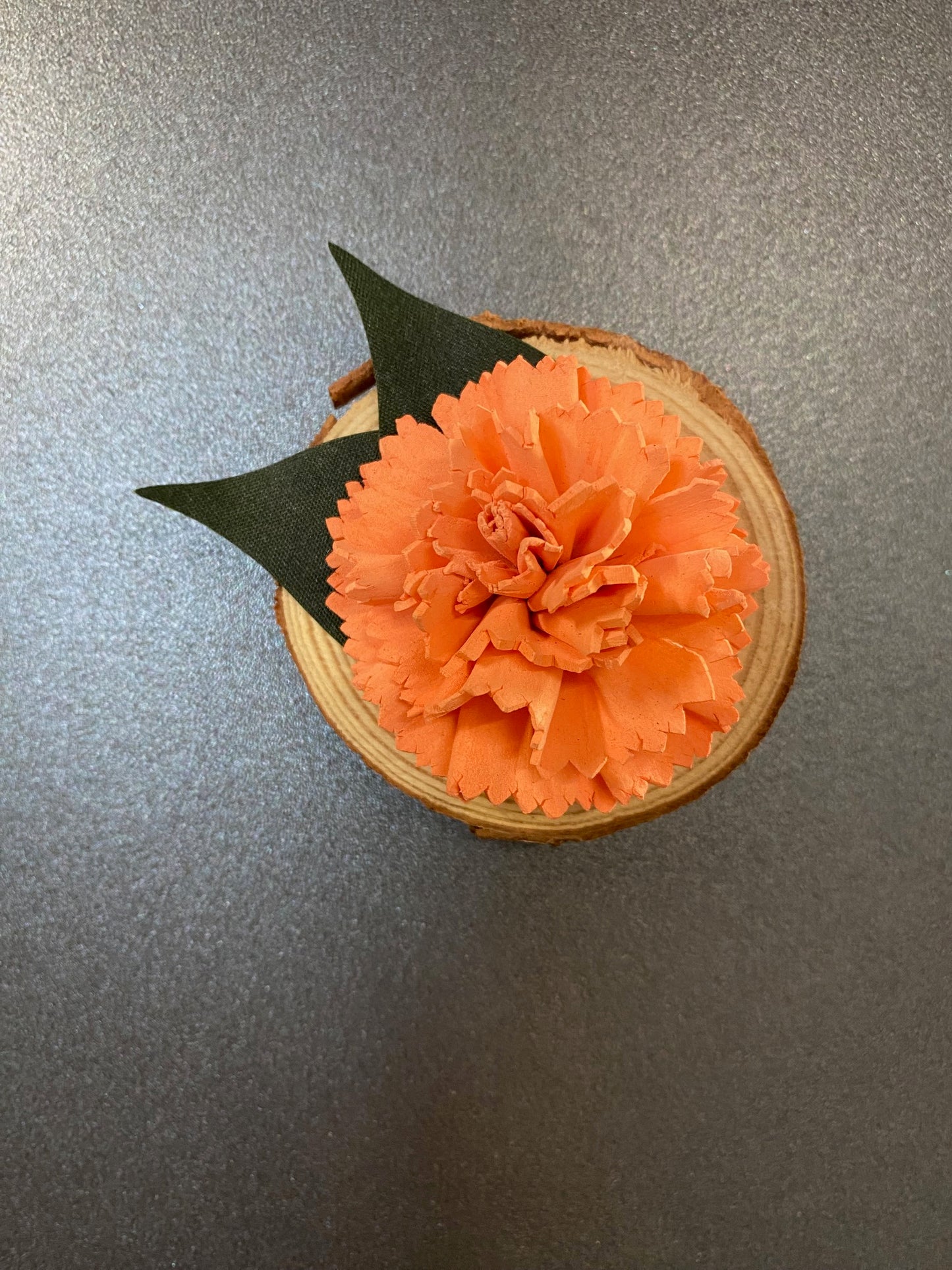 Wood Flower Magnet