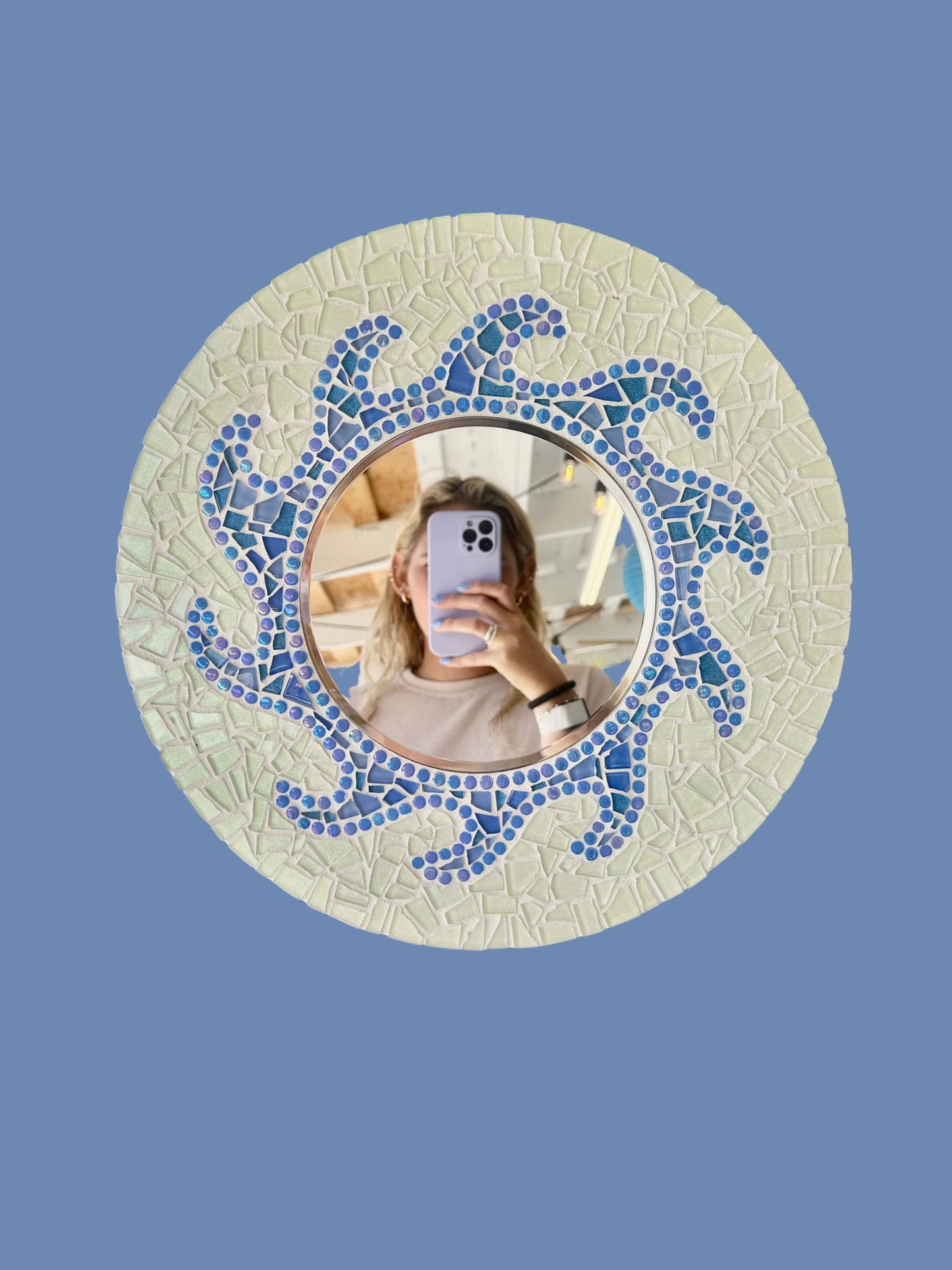 Wave Mirror Mosaic made by HaySimplicity