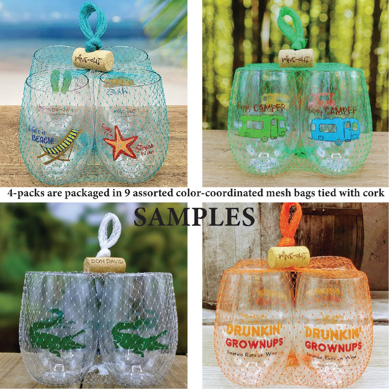 LAKE Shatterproof Wine Glasses