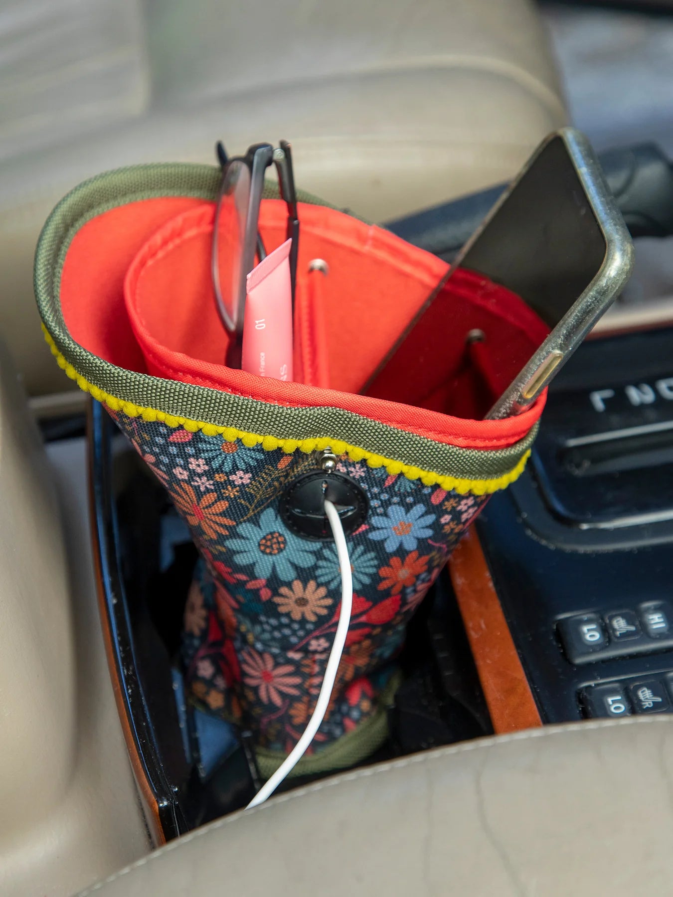 Natural Life Car Cup Holder Organizer