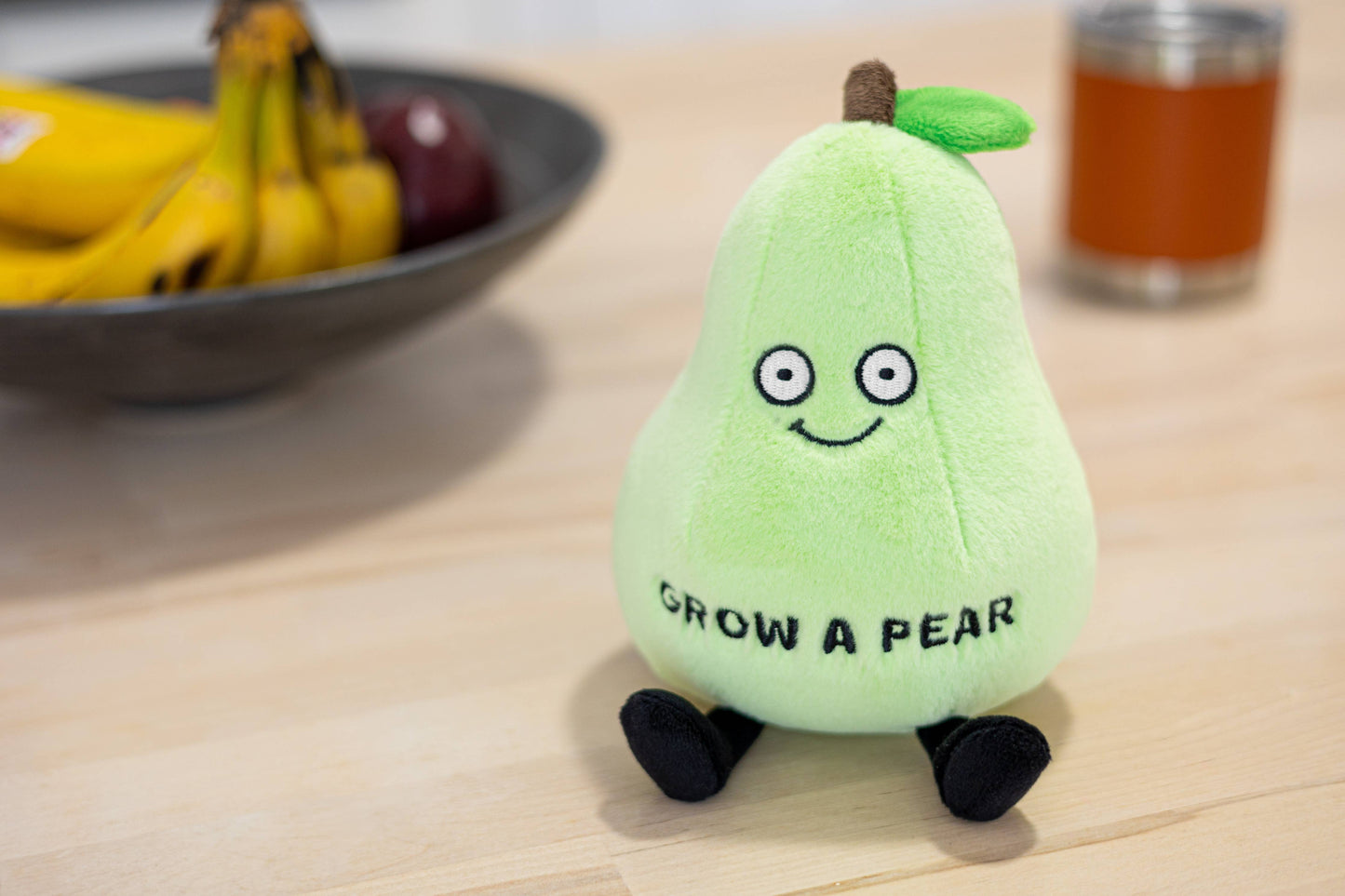 Funny Pear Plushie, Novelty Gift Perfect for Friends