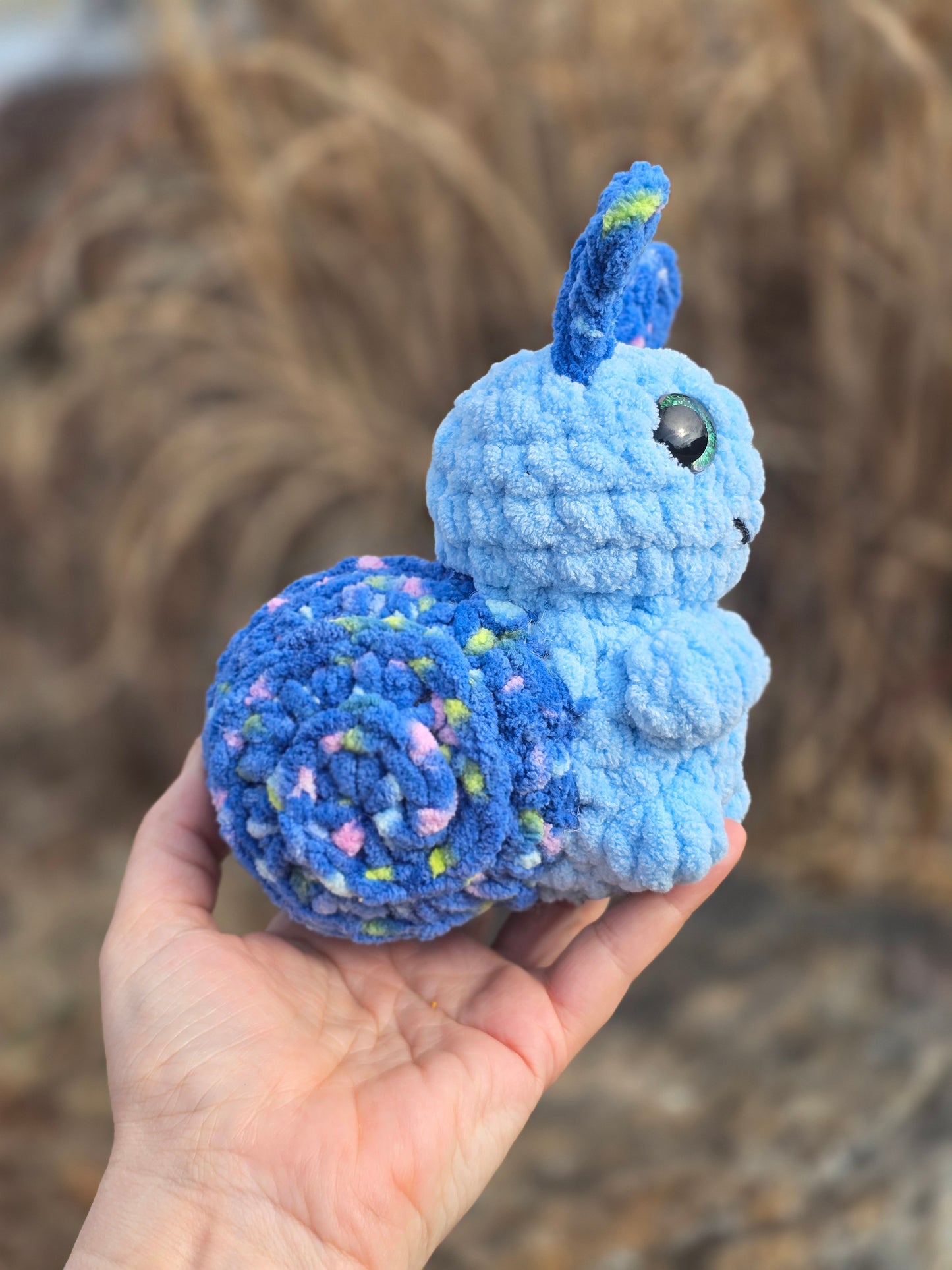 Small, Plush snail toy