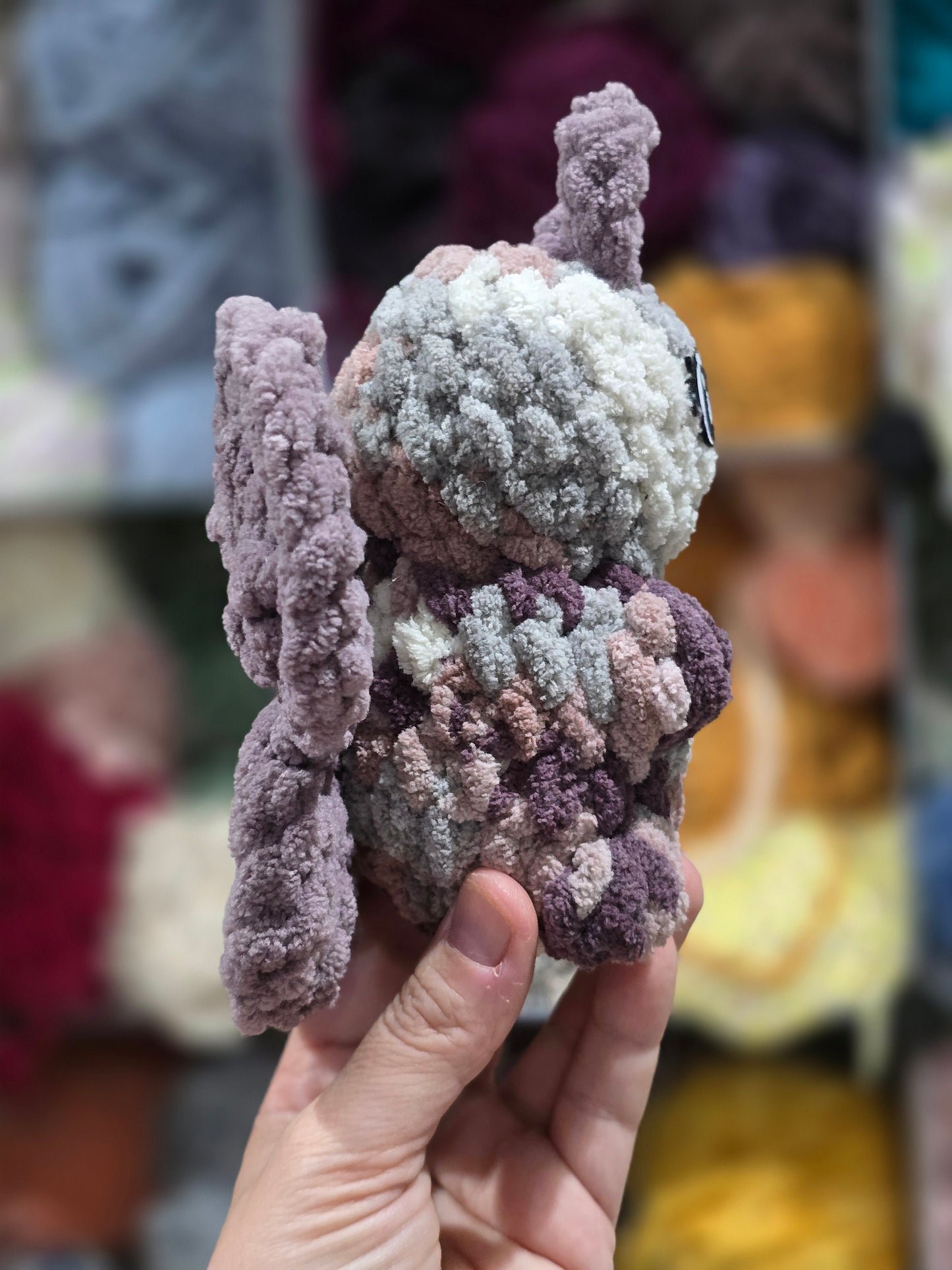 Small Plush butterfly, purple