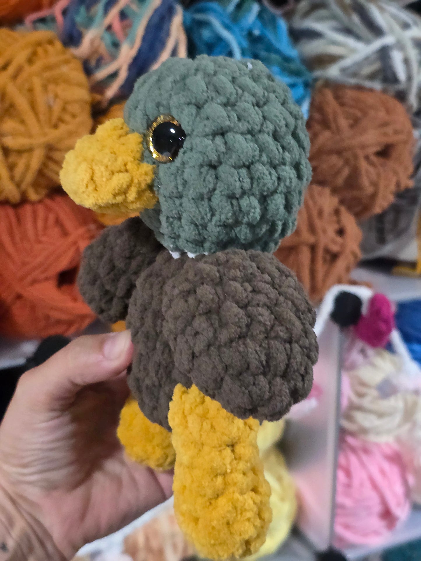 Duck plushie