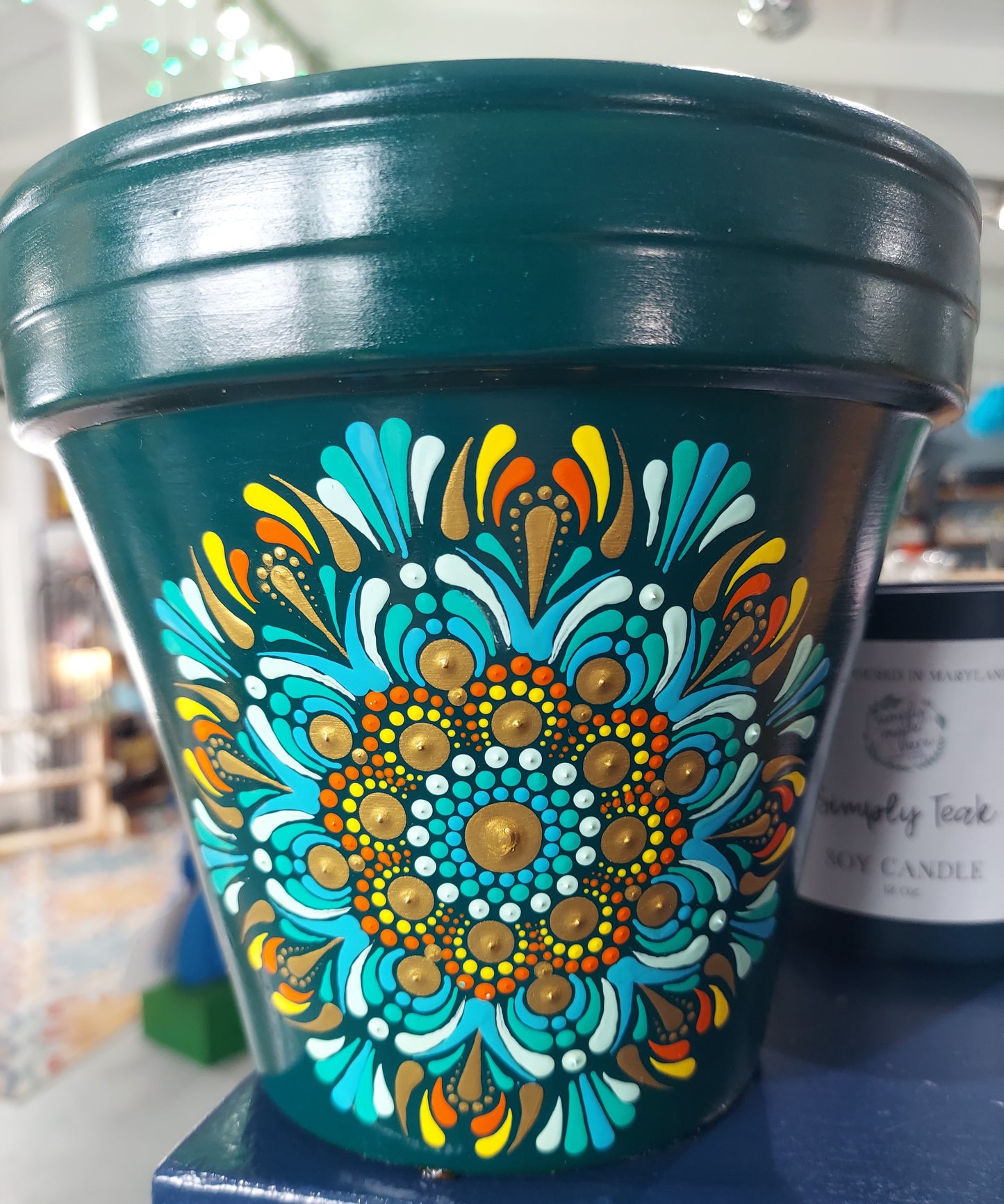 Flower Pots with Mandala