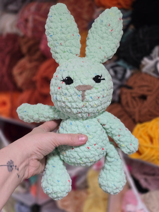 Large Bunny Toy, mint green