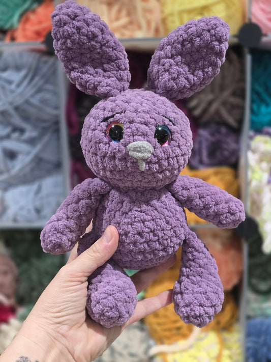 Purple Plush Bunny, medium