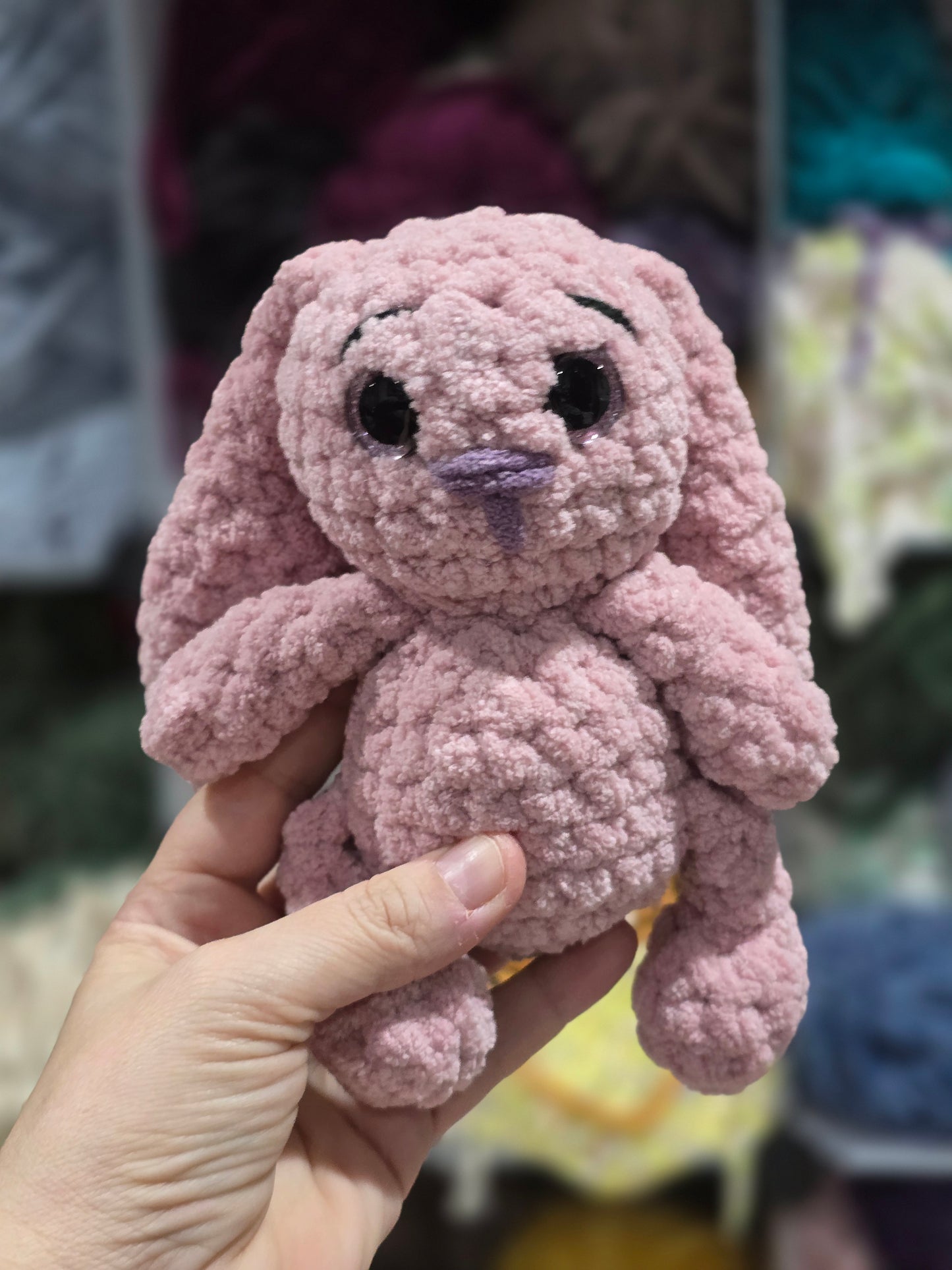 Bunny, pink, floppy ears