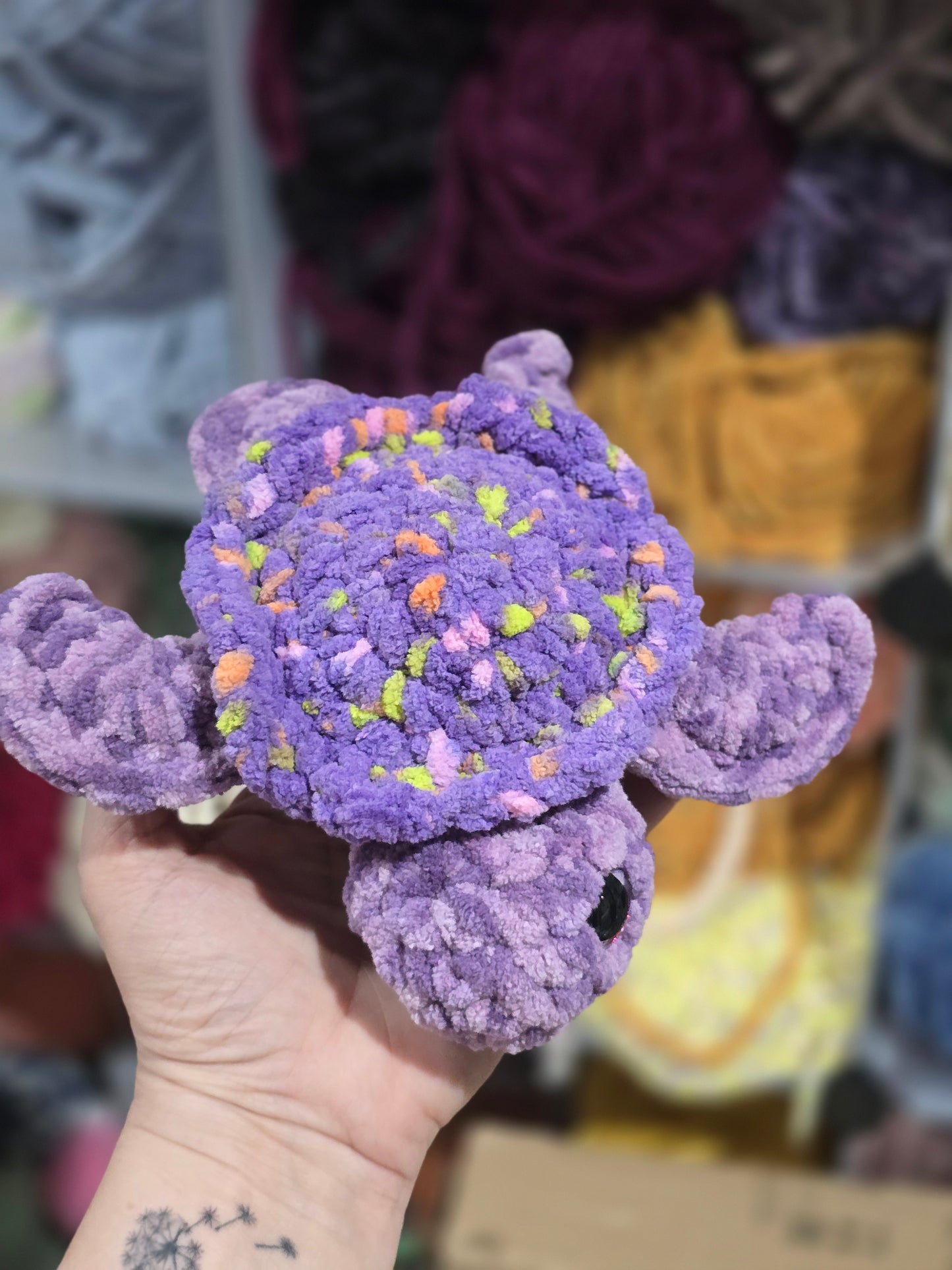 Sea Turtle, small purple