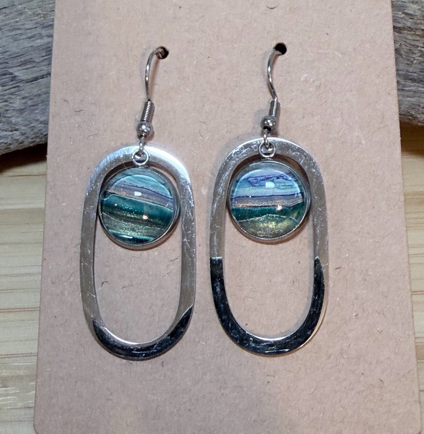 Fluid Art Earrings