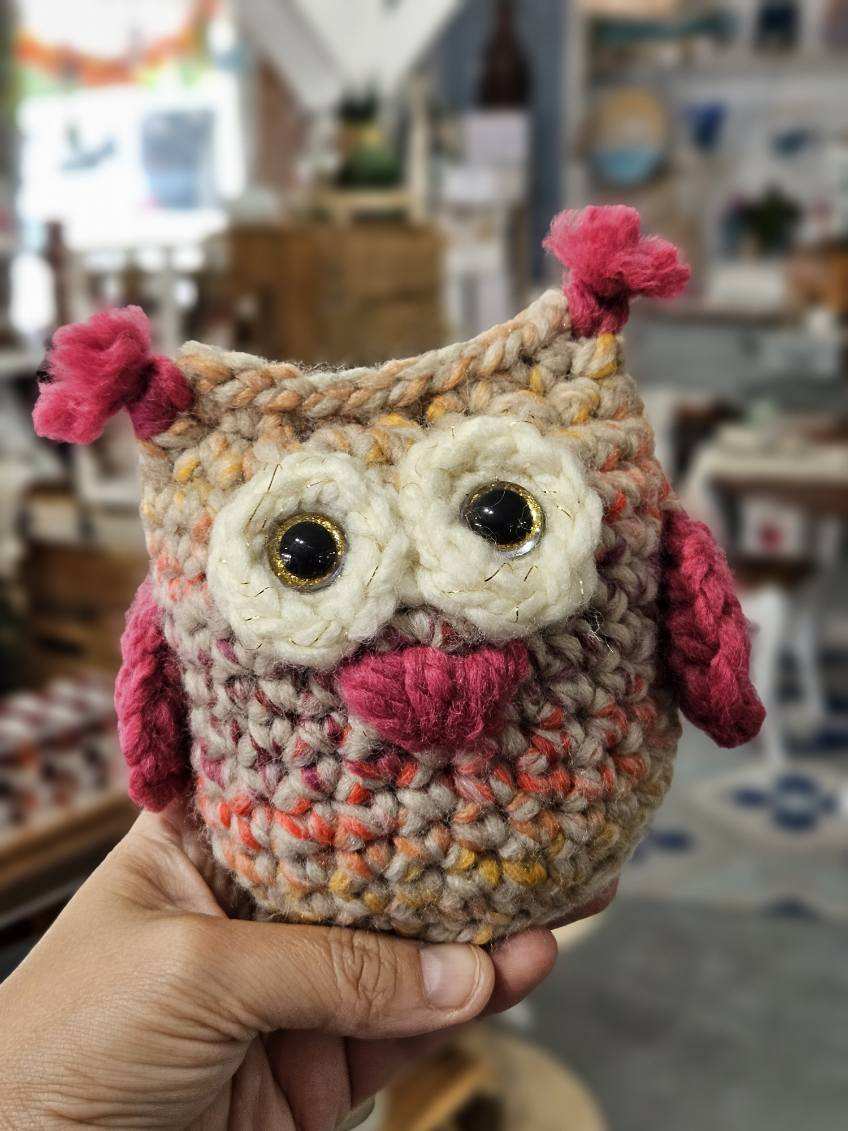 Pink Owl Crochet