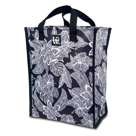 LOVE SACK Grocery Bag  - Dark Tropics