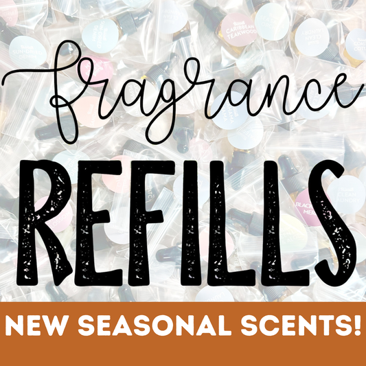 Plant Car Air Freshener Diffuser Refills - Refill Oils ONLY: *Harvest Festival*