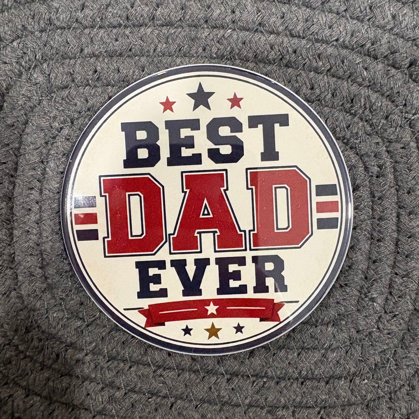 Best Dad Ever - 3.5” Coaster