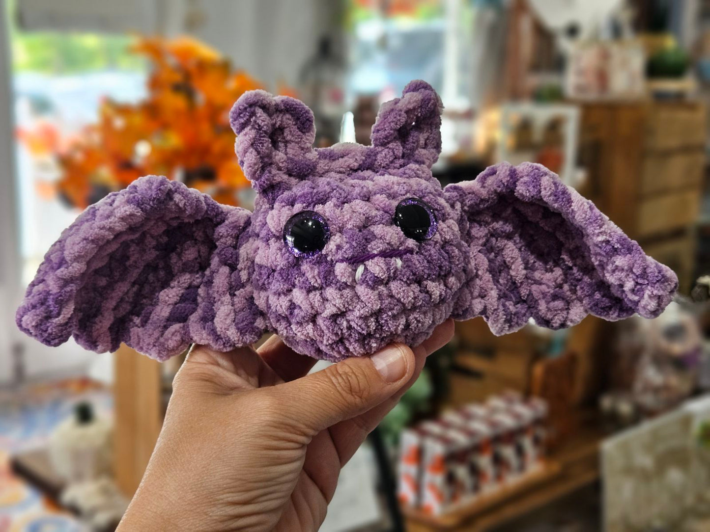 Purple Bat Crochet