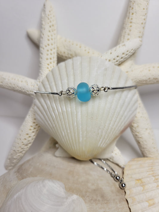 sea glass bolo bracelets