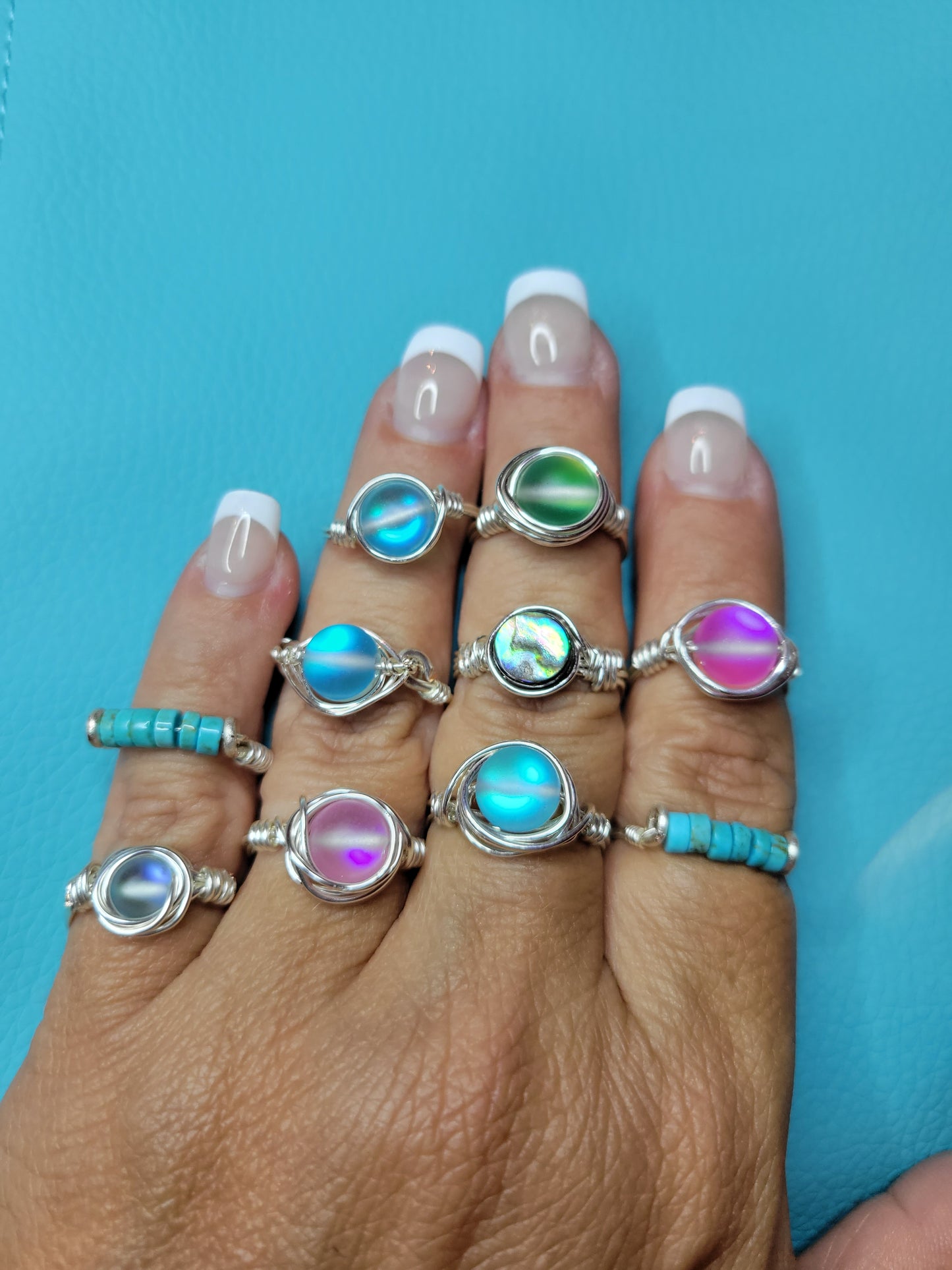 Wire Wrapped Rings