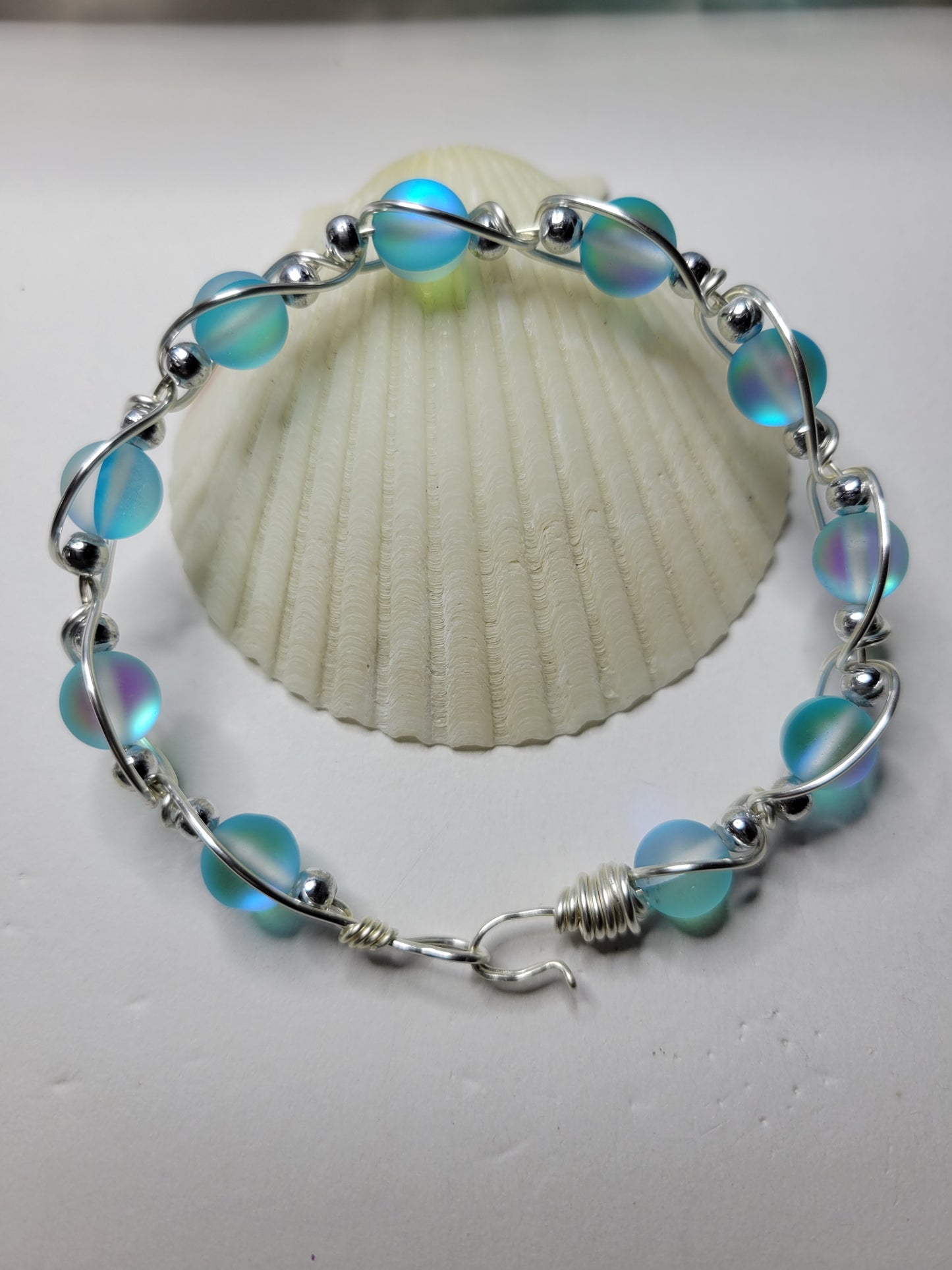 Woven wire bracelet