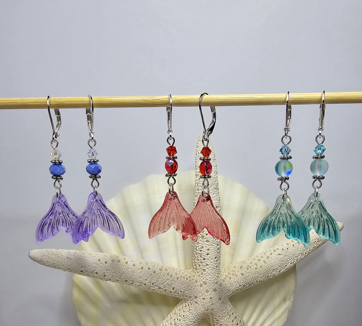 Mermaid tail earrings