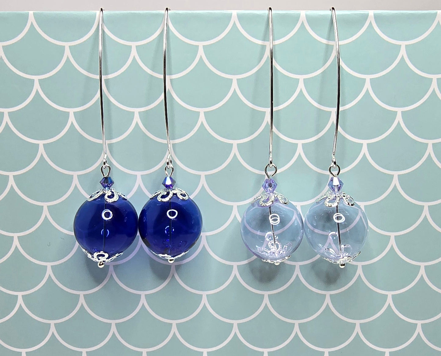 Bubble drop earrings