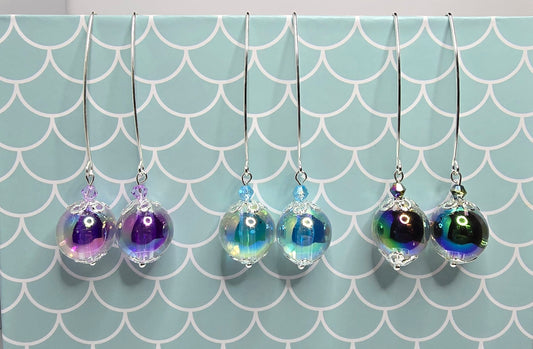 Bubble drop earrings