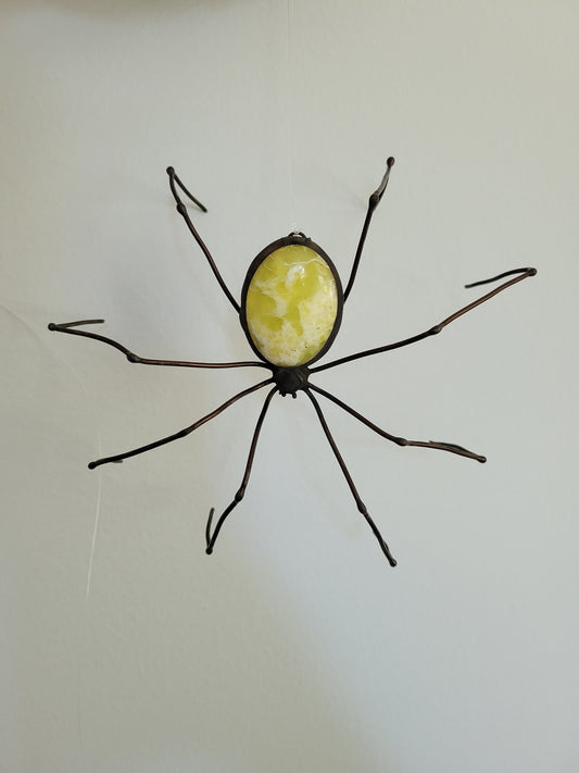 3D hanging spider green