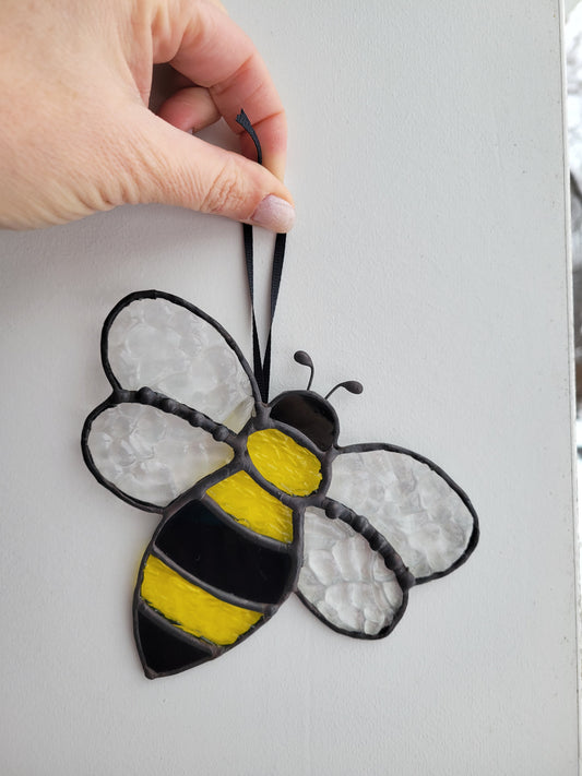 stained glass bee