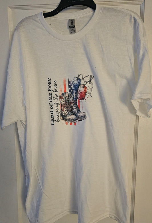Land of the Free because of the brave