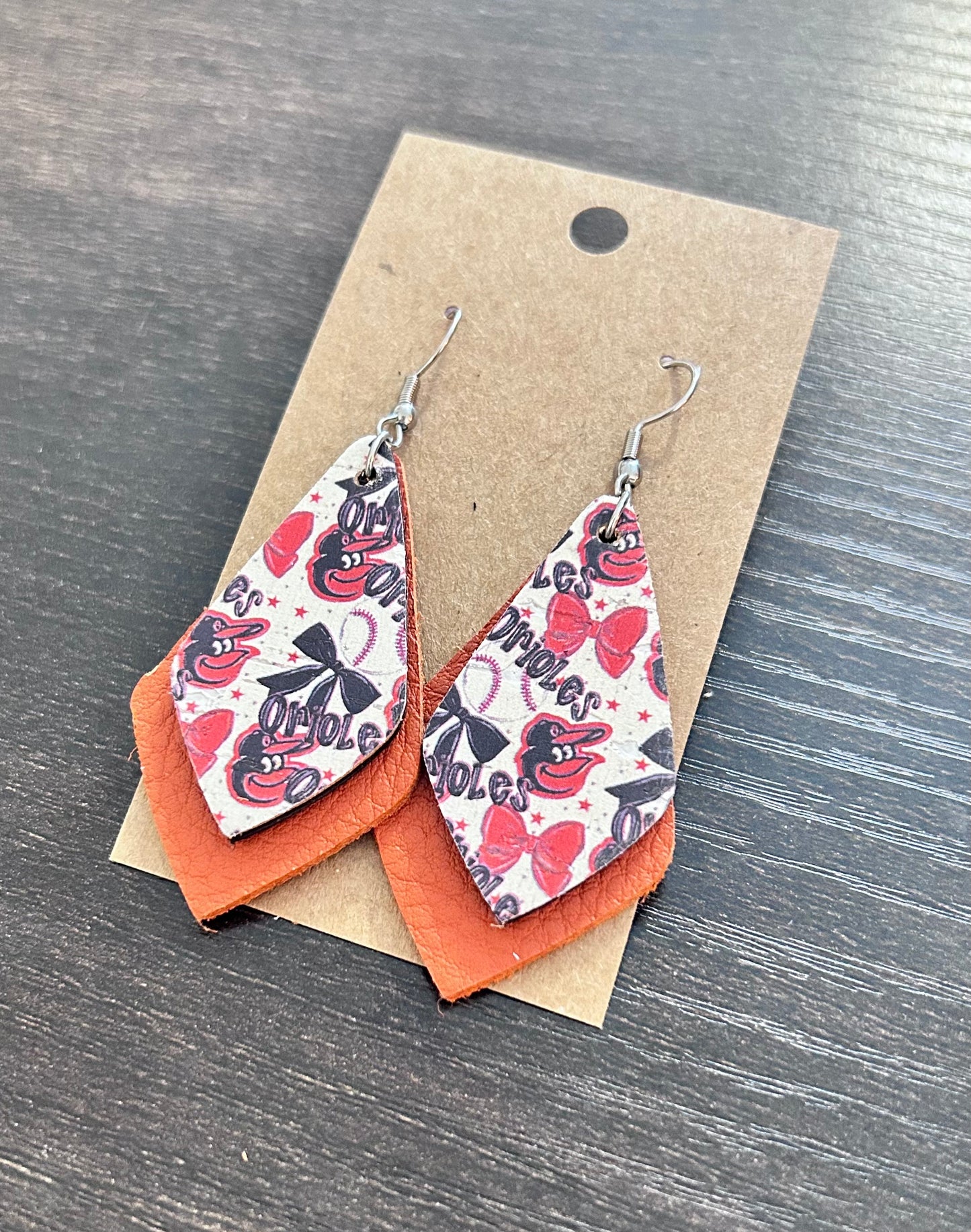 Orioles Dangle Earrings