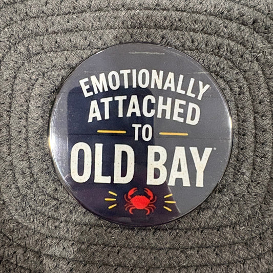 Emotionally Attached to Old Bay - 3.5” Coaster