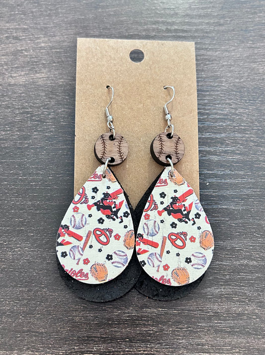 Orioles Dangle Earrings