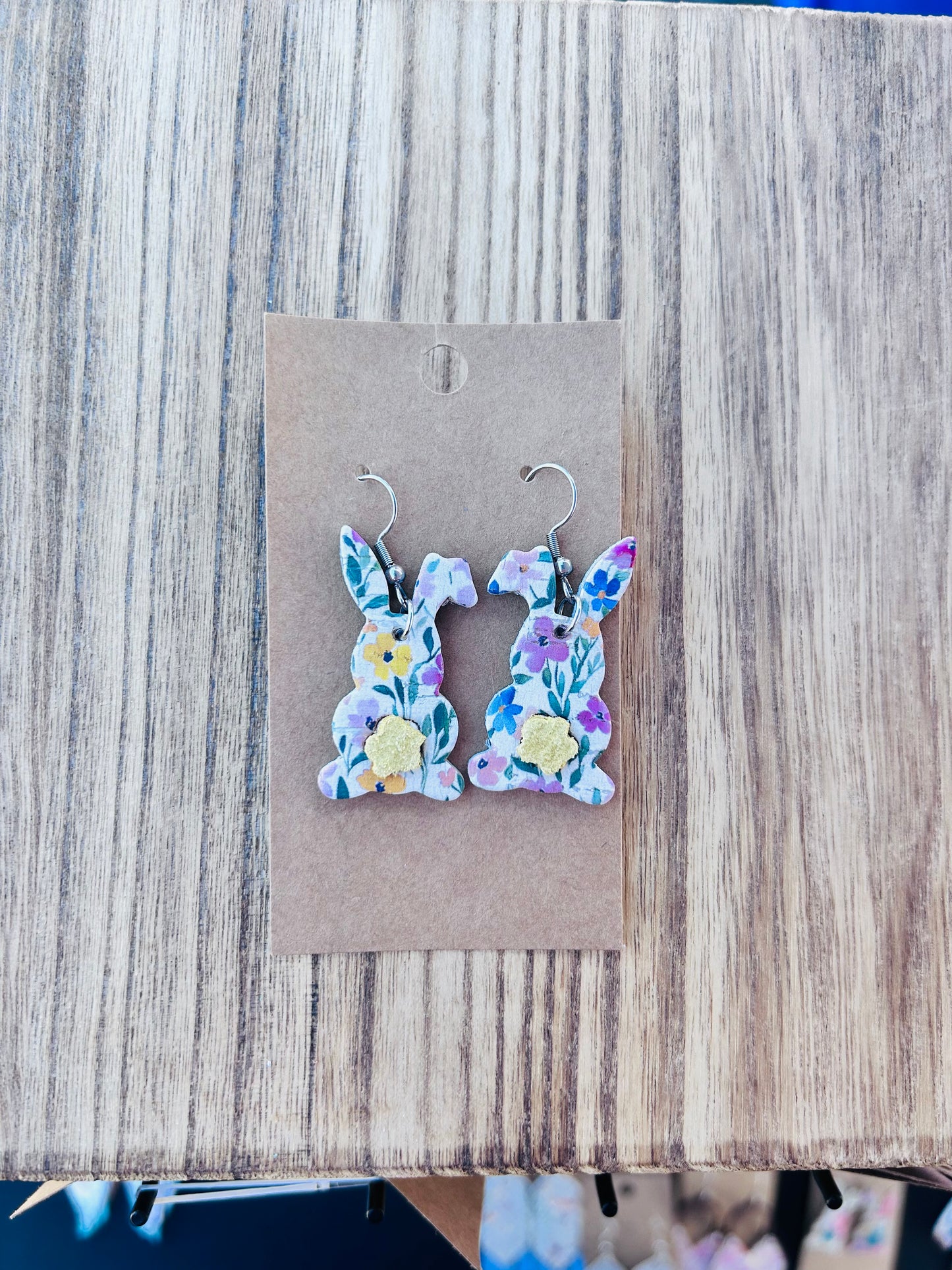 Easter Bunny Dangle Earrings