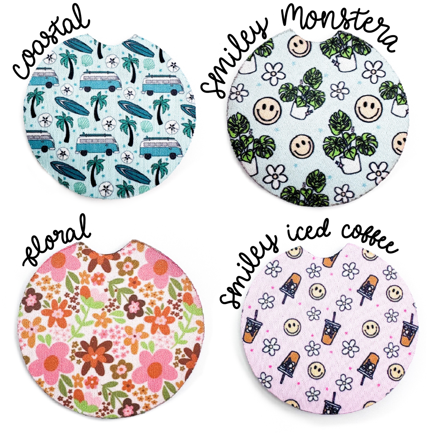 Car Coaster Set - Neoprene 