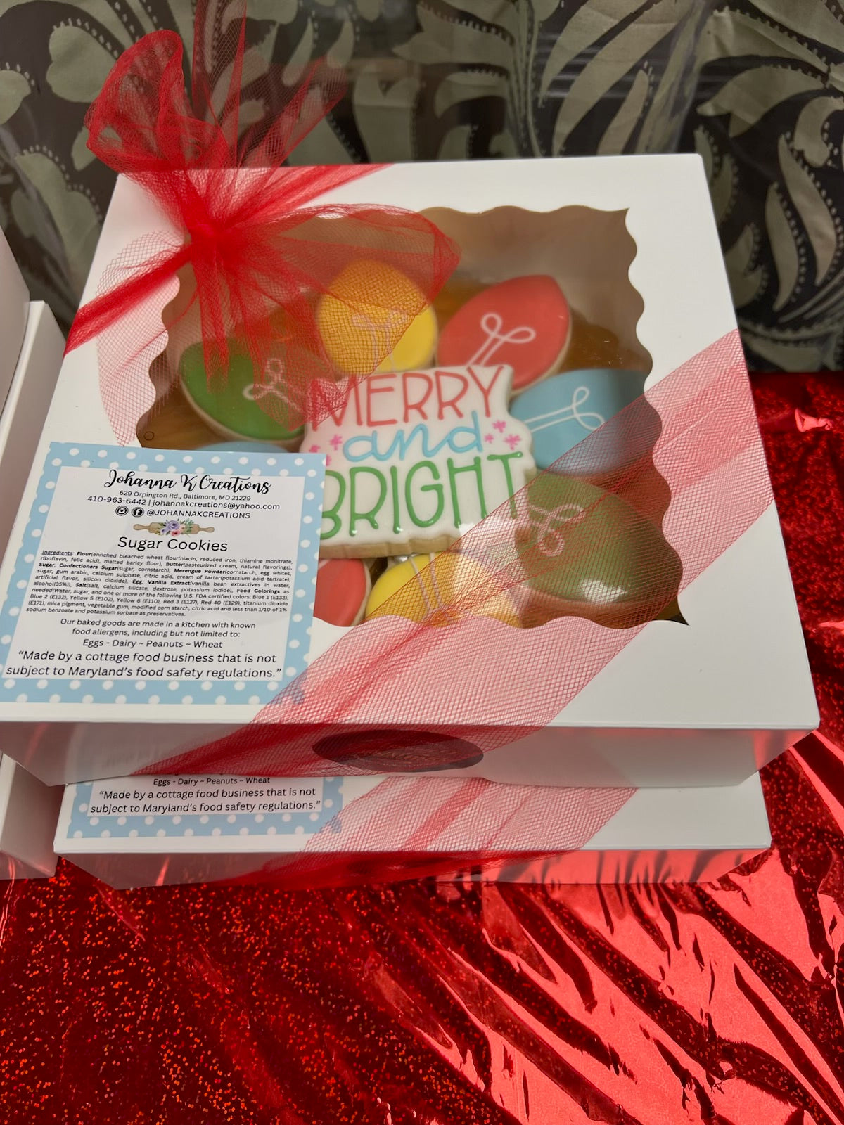 Johanna K decorated cookies -