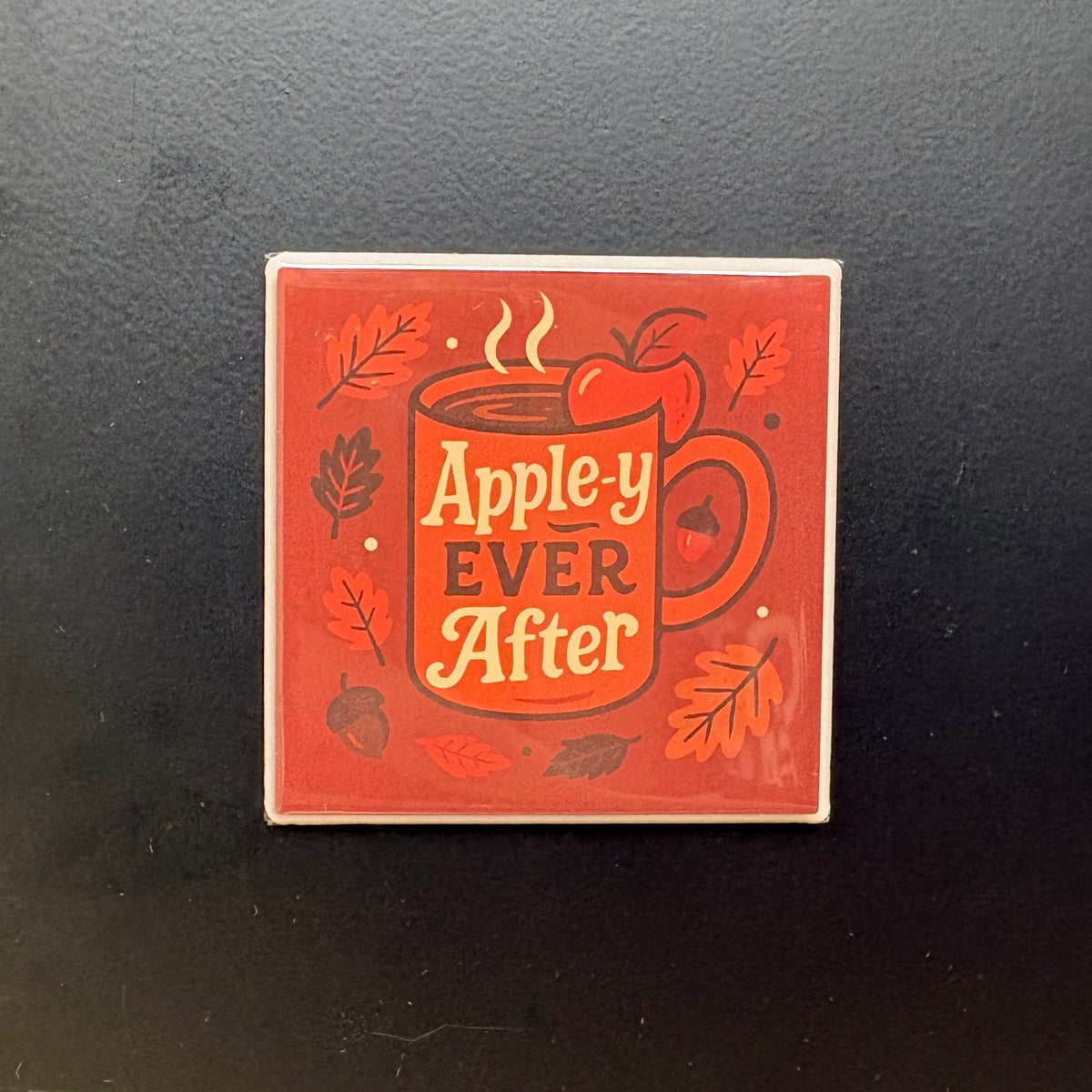 Apple-y Ever After - 2”x2” Magnet