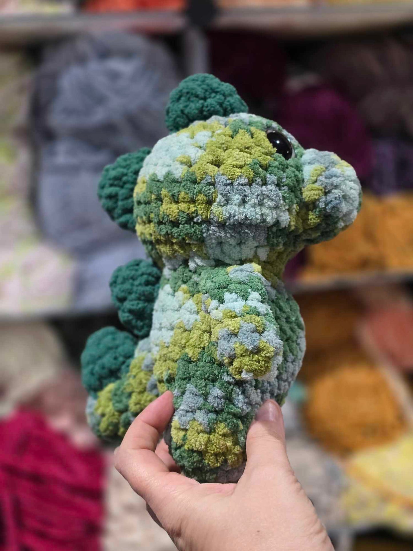 Crocheted dinosaur Toy